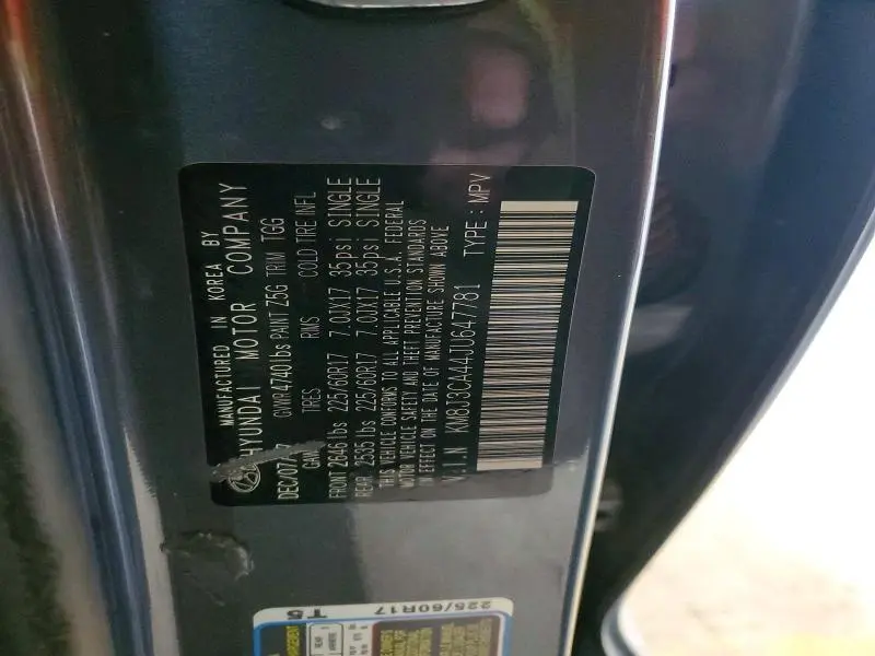 2018 HYUNDAI TUCSON SEL  