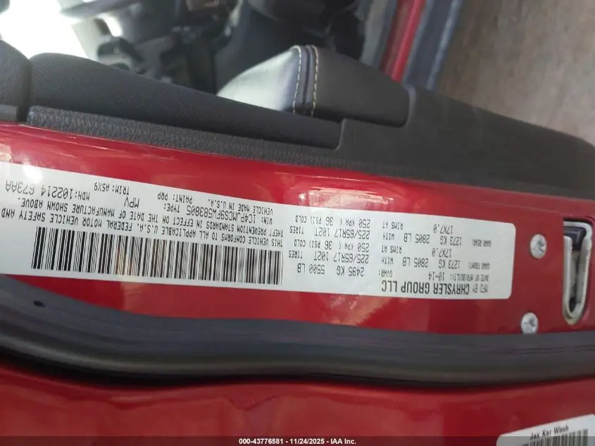 2015 JEEP CHEROKEE LATITUDE