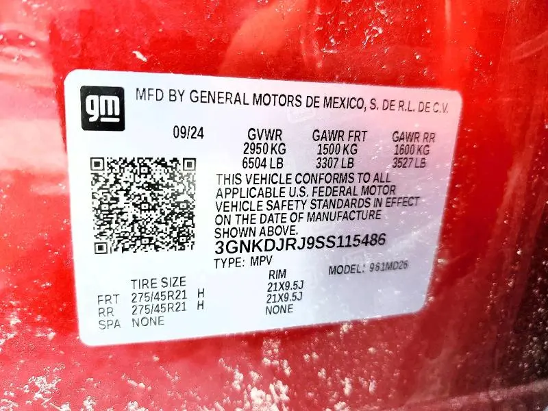 2025 CHEVROLET BLAZER RS  