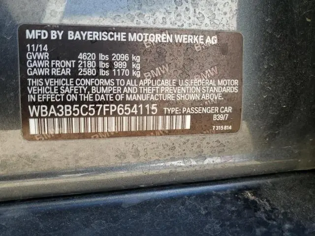 2015 BMW 328 XI SULEV  