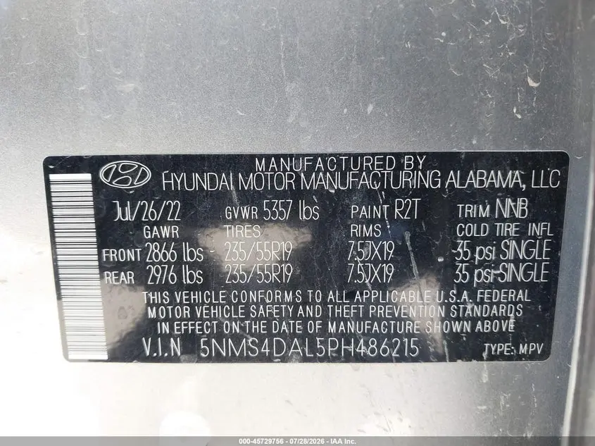 2023 HYUNDAI SANTA FE LIMITED