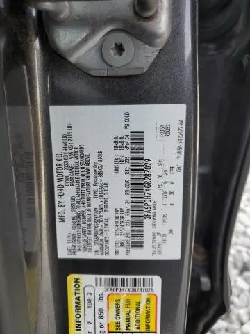 2016 FORD FUSION SE