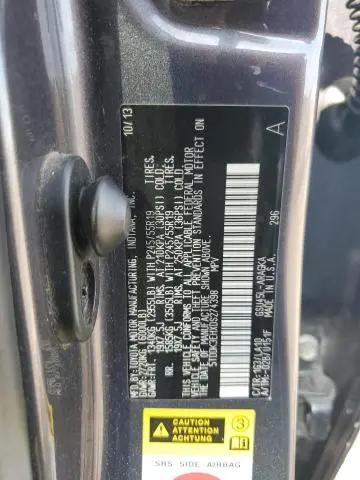 2013 TOYOTA HIGHLANDER LIMITED  