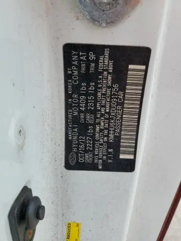 2013 HYUNDAI GENESIS COUPE 3.8L  