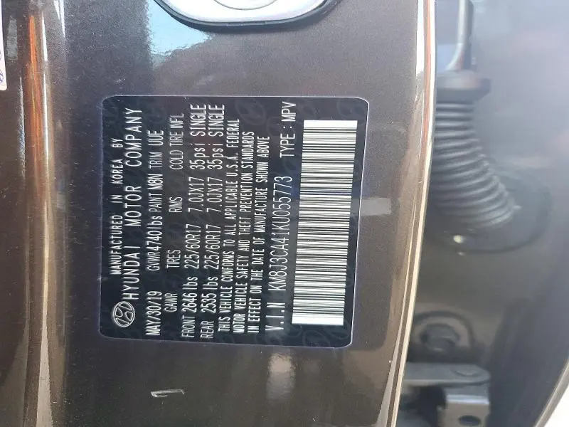 2019 HYUNDAI TUCSON VALUE  