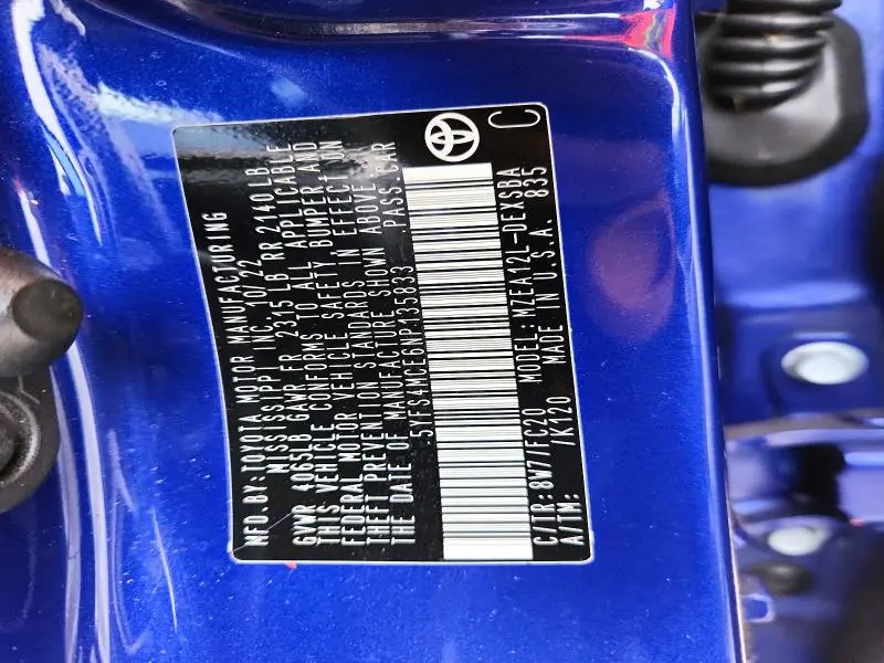 2022 TOYOTA COROLLA SE  