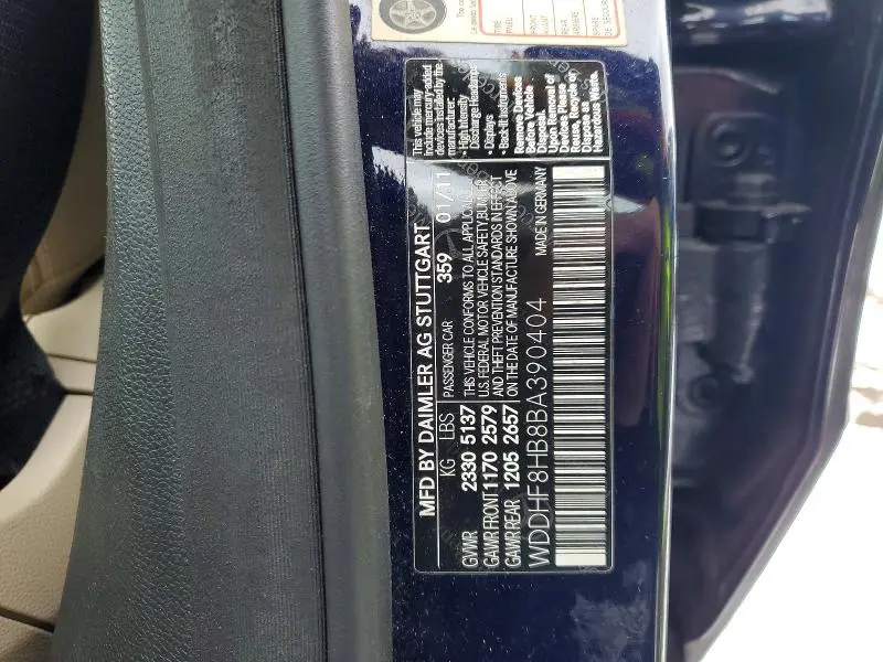 2011 MERCEDES-BENZ E 350 4MATIC  