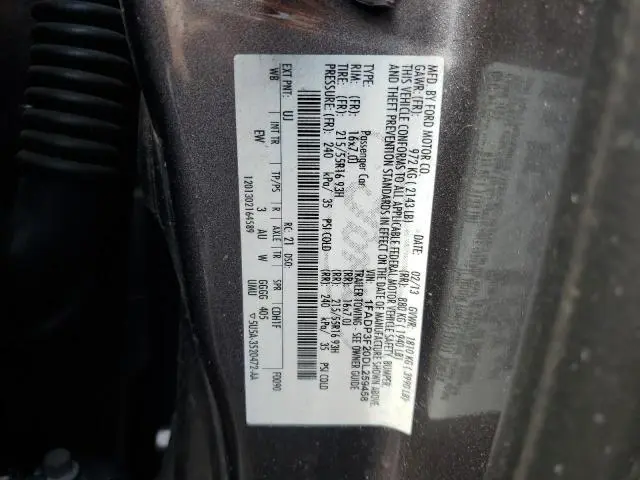 2013 FORD FOCUS SE  