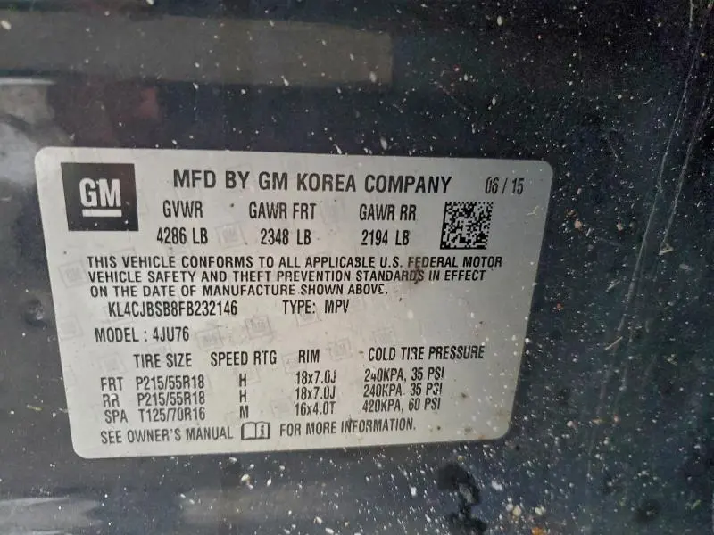 2015 BUICK ENCORE CONVENIENCE  