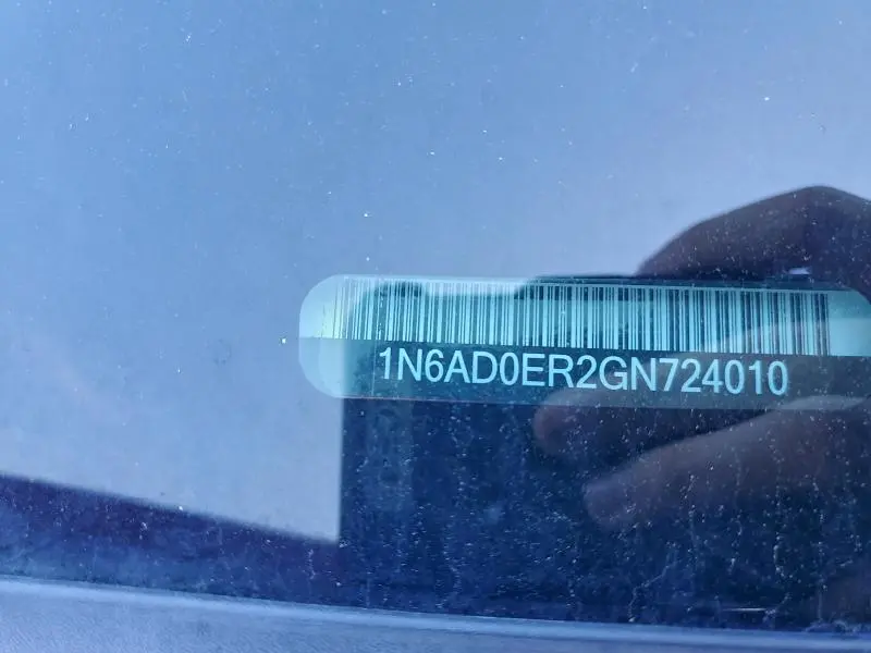 2016 NISSAN FRONTIER S  