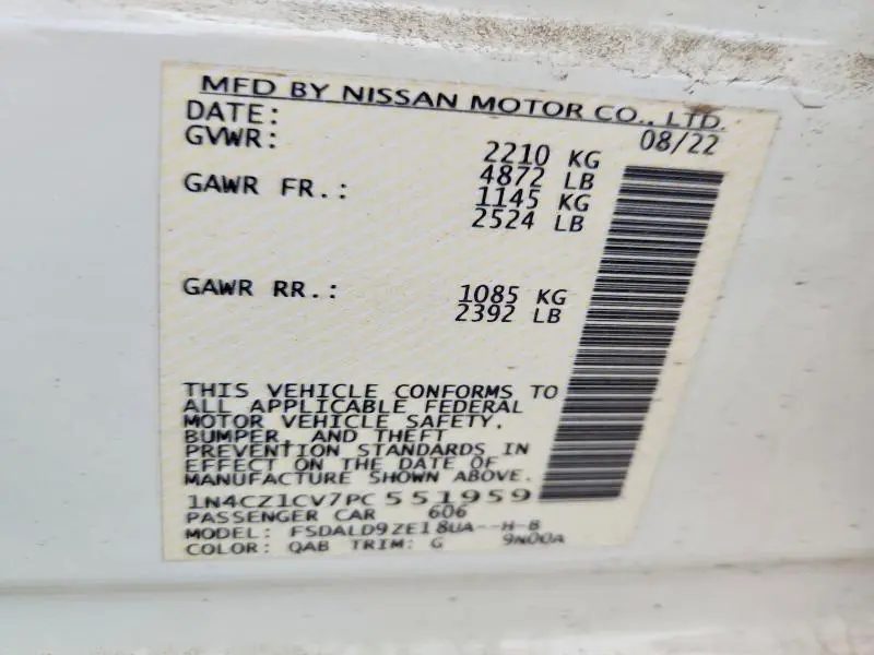2023 NISSAN LEAF SV PLUS  