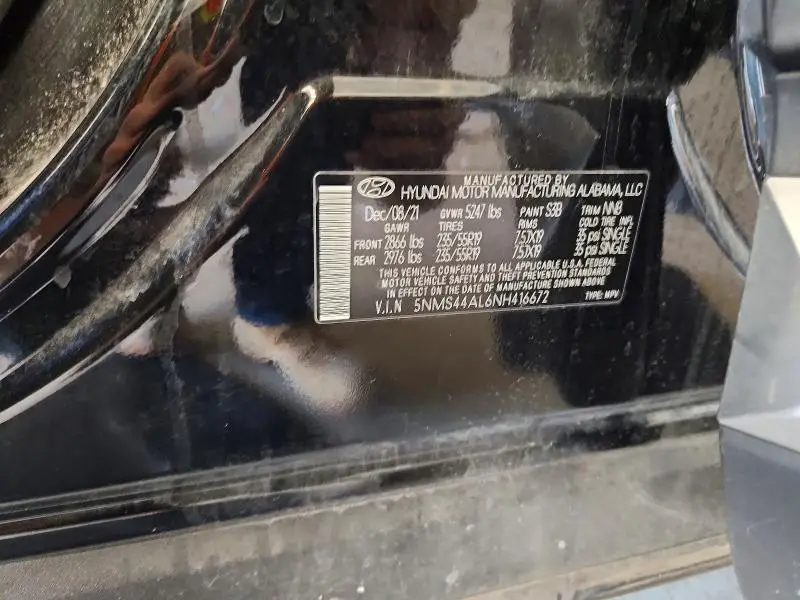 2022 HYUNDAI SANTA FE LIMITED  