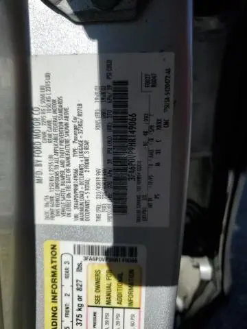 2017 FORD FUSION SPORT  