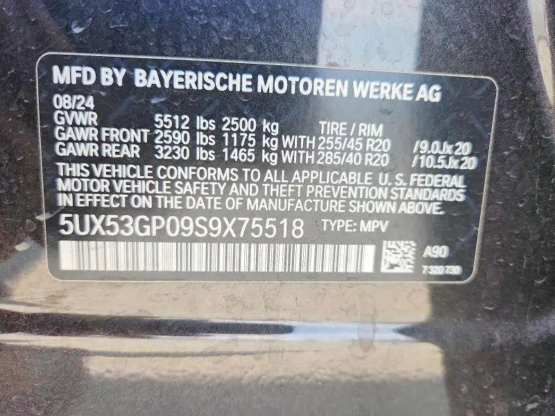 2025 BMW X3 30 XDRIVE  