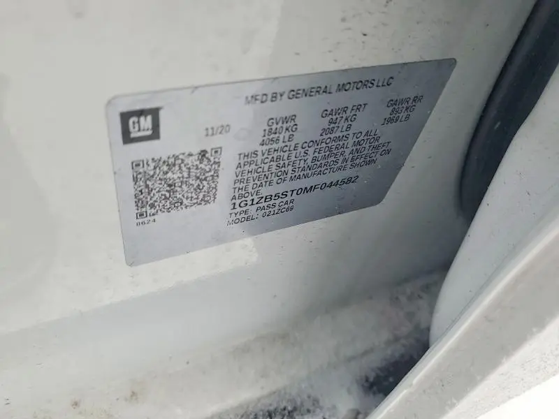 2021 CHEVROLET MALIBU LS  