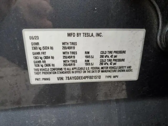 2023 TESLA MODEL Y 
