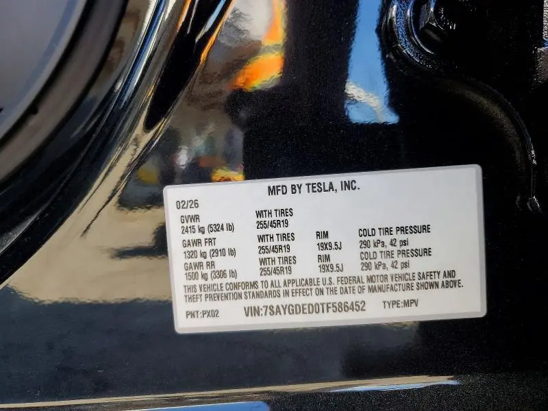 2026 TESLA MODEL Y   