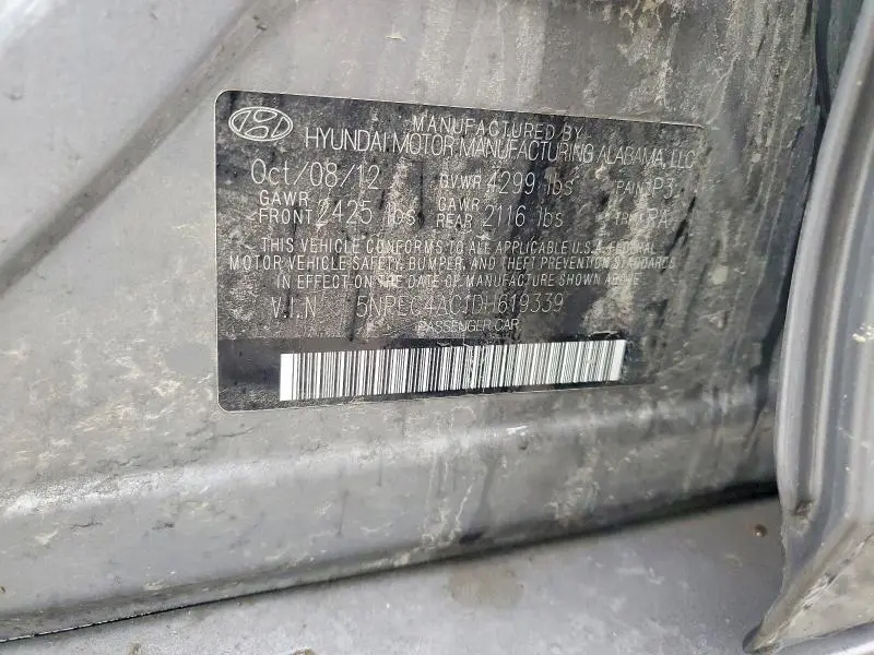 2013 HYUNDAI SONATA LIMITED  