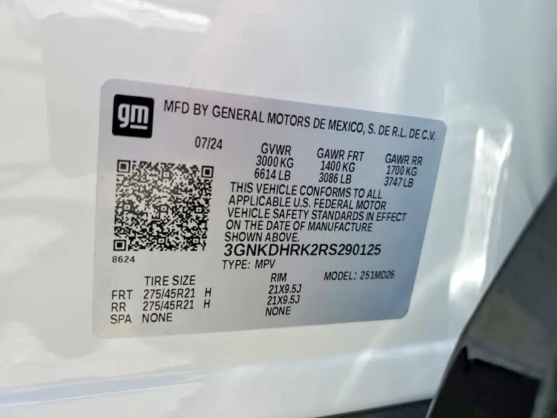 2024 CHEVROLET BLAZER RS  