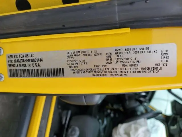 2021 JEEP WRANGLER SPORT  
