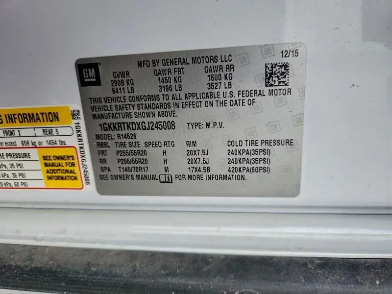 2016 GMC ACADIA DENALI  