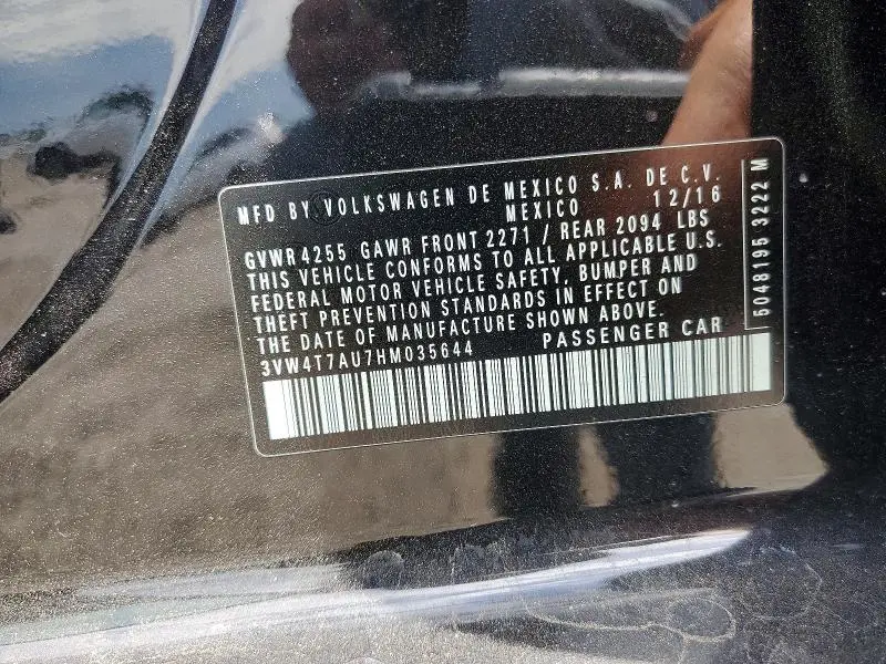 2017 VOLKSWAGEN GTI S  