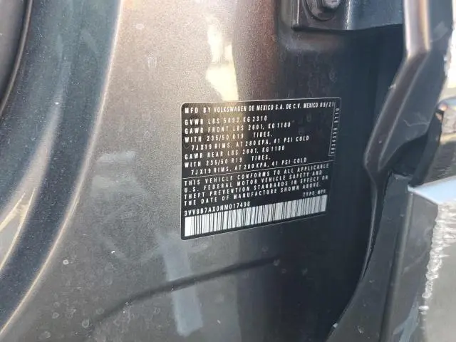 2022 VOLKSWAGEN TIGUAN SE R-LINE BLACK  