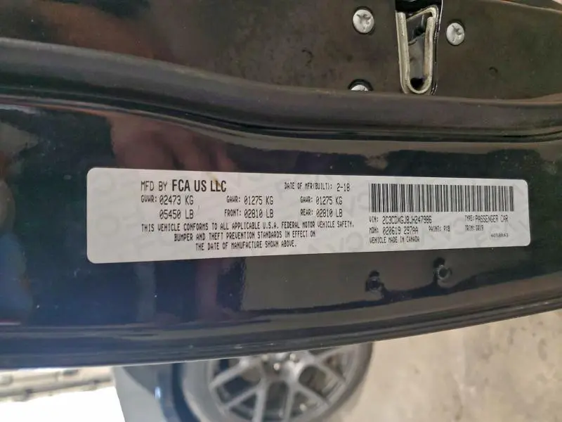 2018 DODGE CHARGER R/T 392  