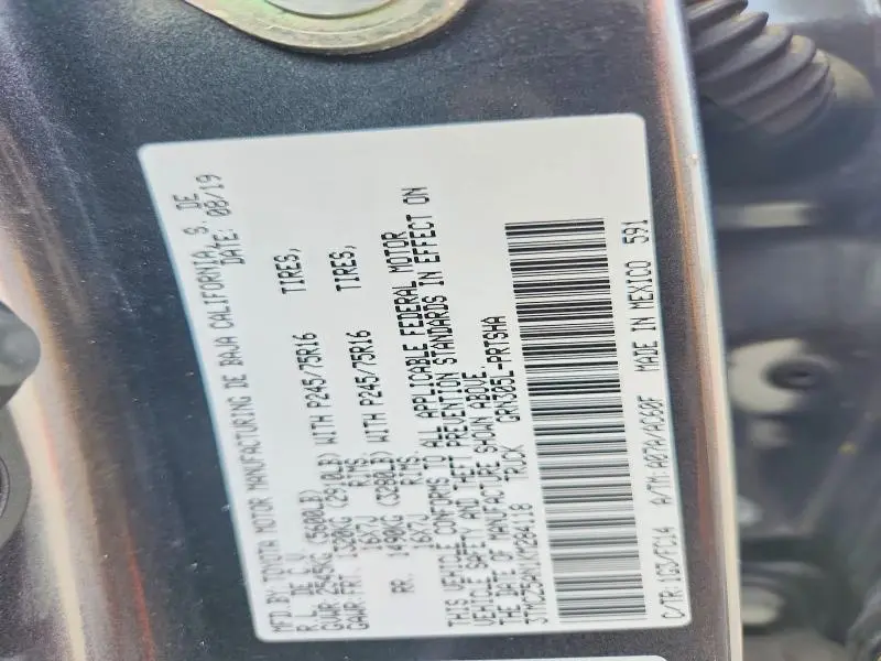 2019 TOYOTA TACOMA SR5 V6  