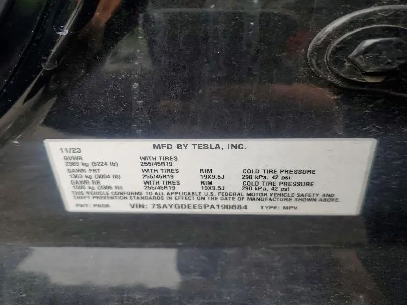 2023 TESLA MODEL Y   