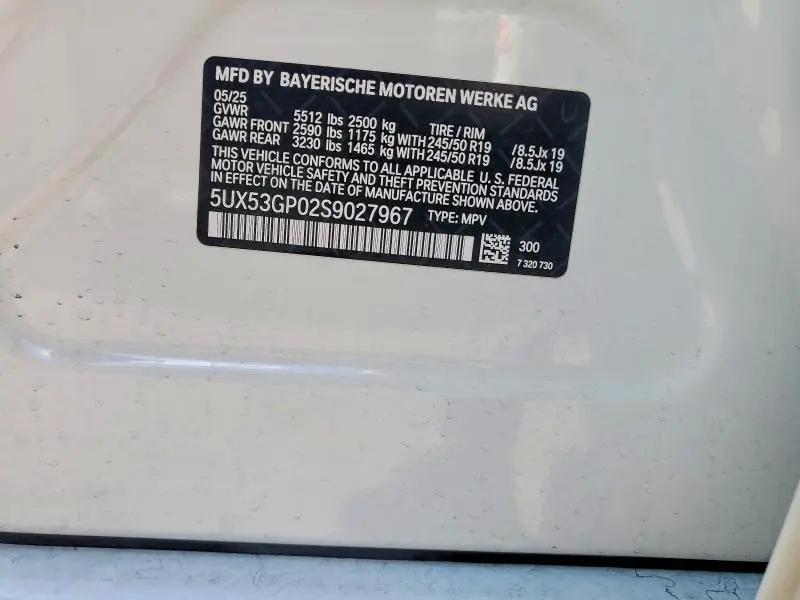 2025 BMW X3 30 XDRIVE  