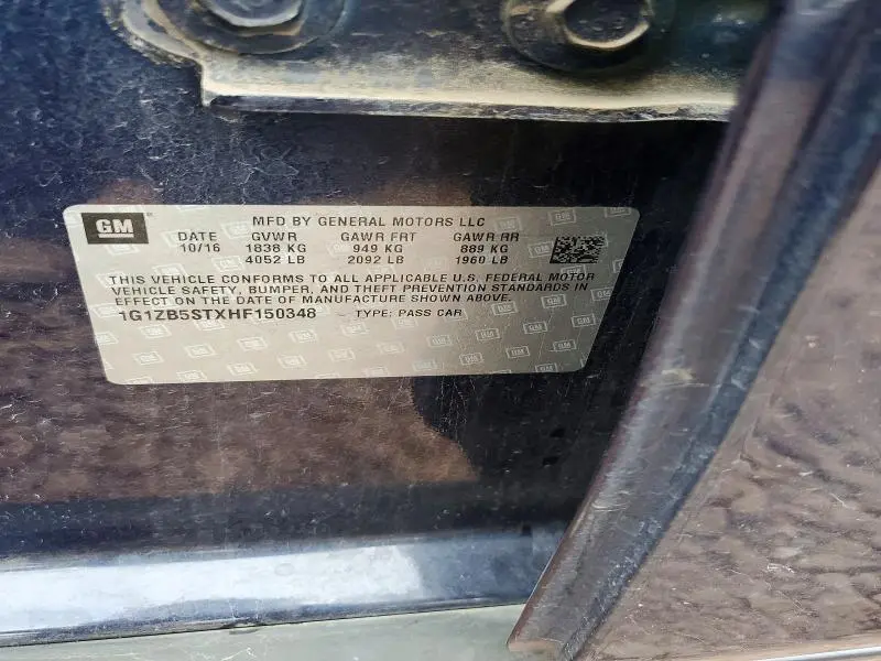 2017 CHEVROLET MALIBU LS  