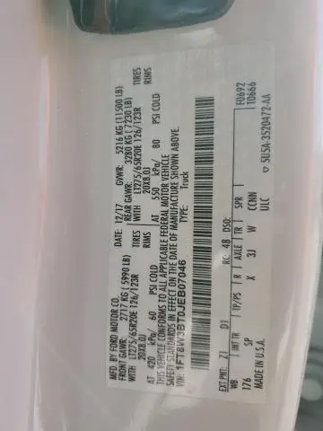 2018 FORD F350 SUPER DUTY  