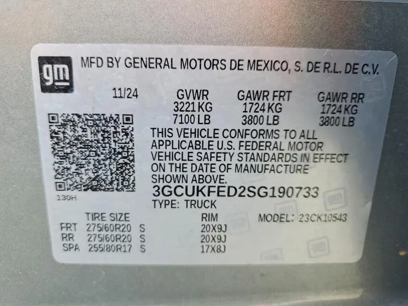 2025 CHEVROLET SILVERADO K1500 LT TRAIL BOSS  