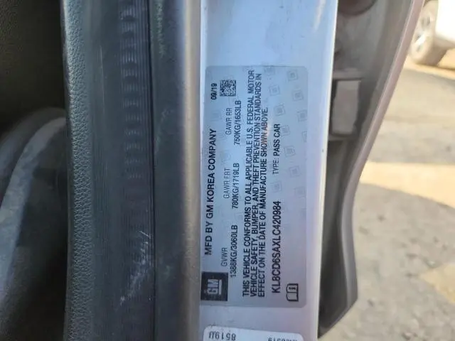 2020 CHEVROLET SPARK 1LT  