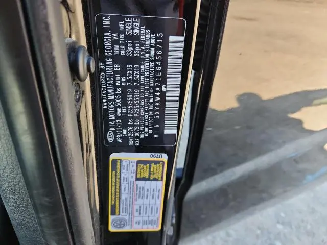 2014 KIA SORENTO SX  