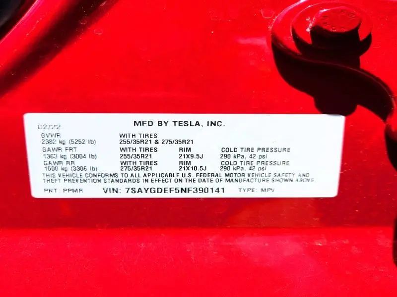 2022 TESLA MODEL Y   