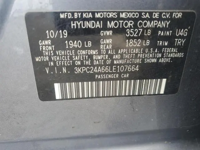 2020 HYUNDAI ACCENT SE  