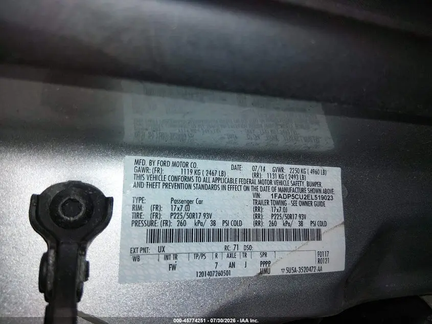 2014 FORD C-MAX ENERGI SEL