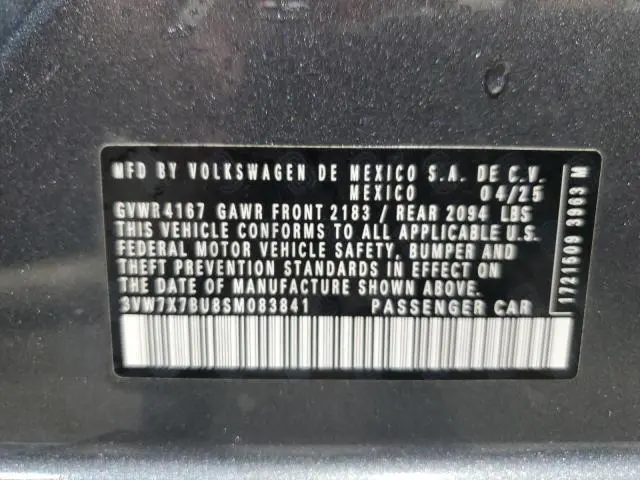 2025 VOLKSWAGEN JETTA SE  