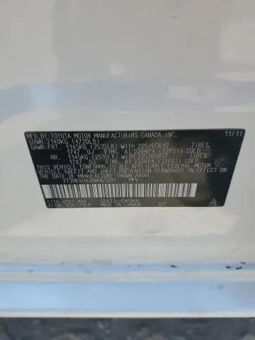 2011 TOYOTA RAV4 LIMITED  