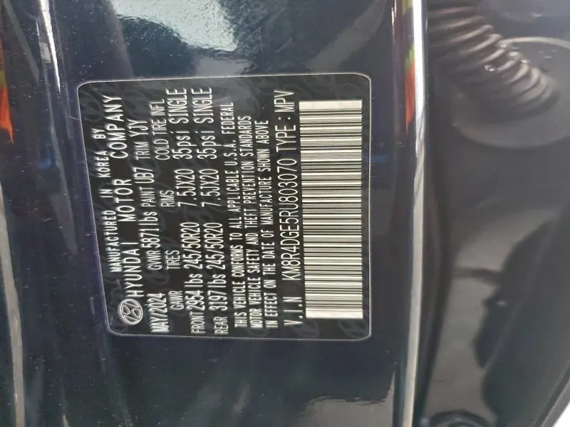 2024 HYUNDAI PALISADE SEL PREMIUM  