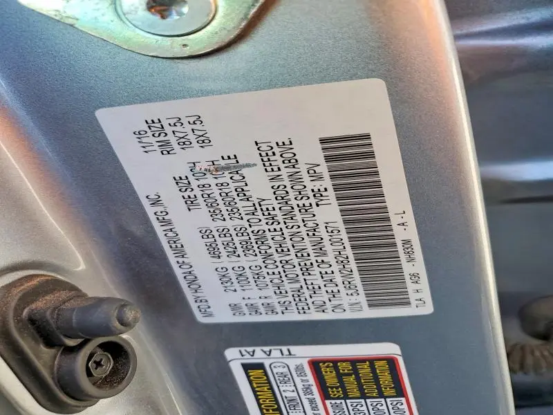 2017 HONDA CR-V EXL  