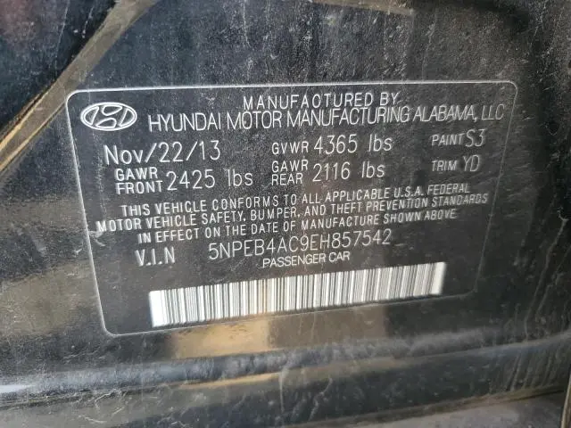 2014 HYUNDAI SONATA GLS  