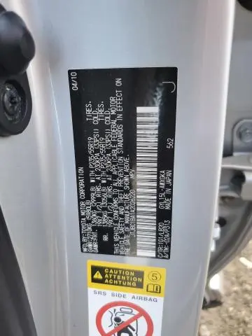 2010 LEXUS RX 450H  