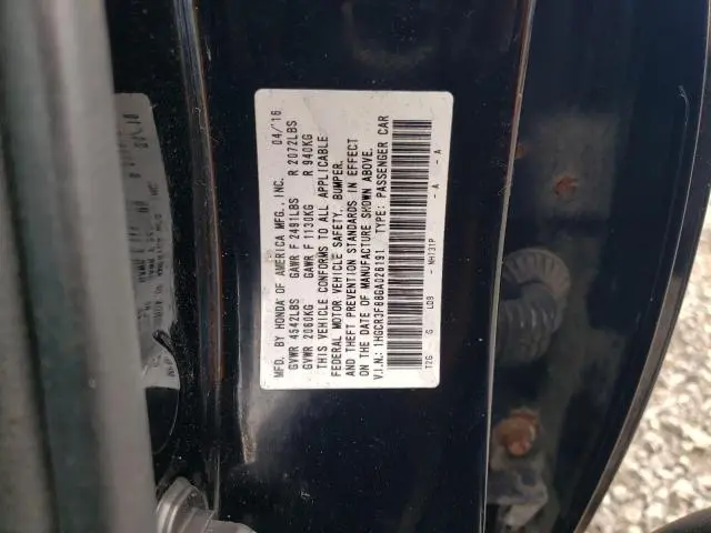 2016 HONDA ACCORD EXL