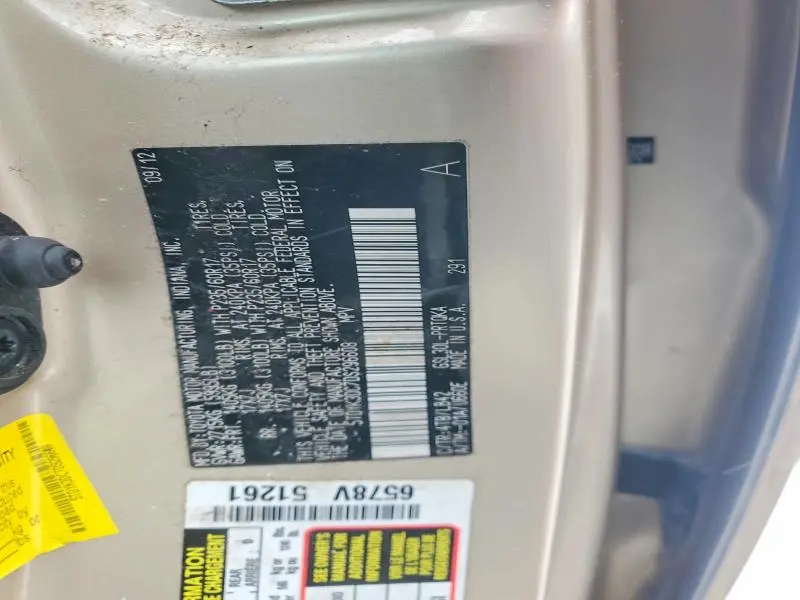 2013 TOYOTA SIENNA XLE  