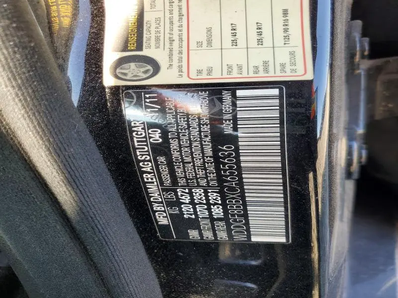2012 MERCEDES-BENZ C 300 4MATIC  