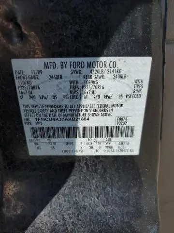 2010 FORD ESCAPE HYBRID  