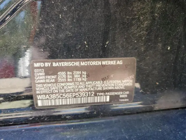 2014 BMW 328 XI SULEV  